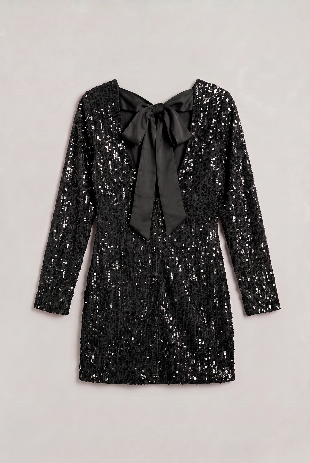 Women’s Sequin Bow Mini Dress