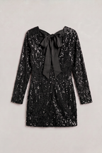 Women’s Sequin Bow Mini Dress