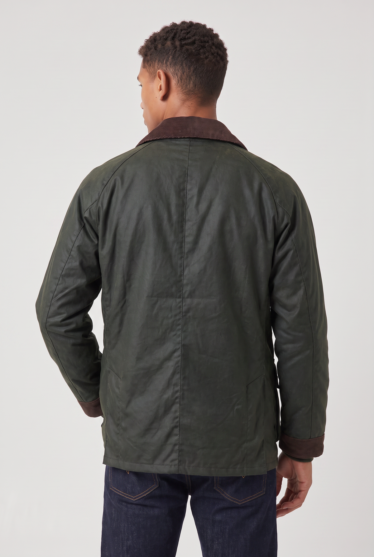 Men’s Vintage Oil-Waxed Corduroy Collar Jacket