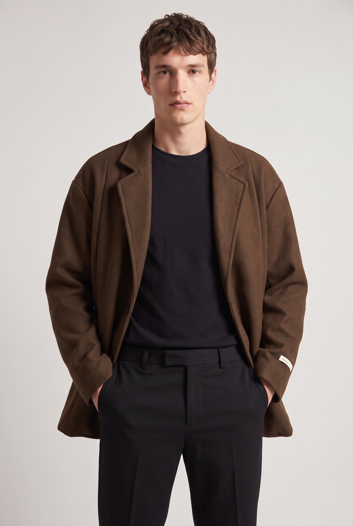 Men’s Brown Overcoat