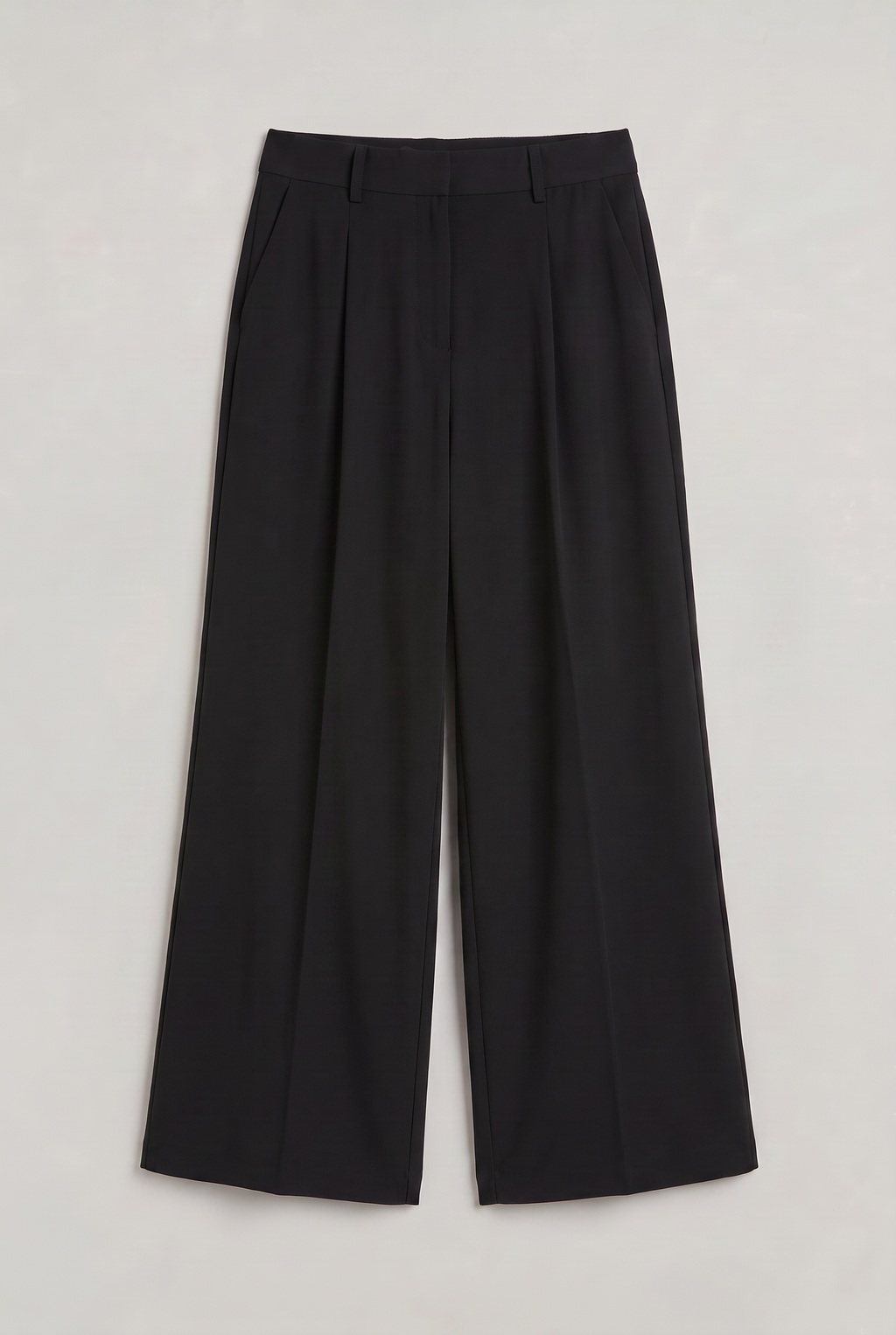 Women’s High Waisted Tailored Trousers Straight Wide Leg