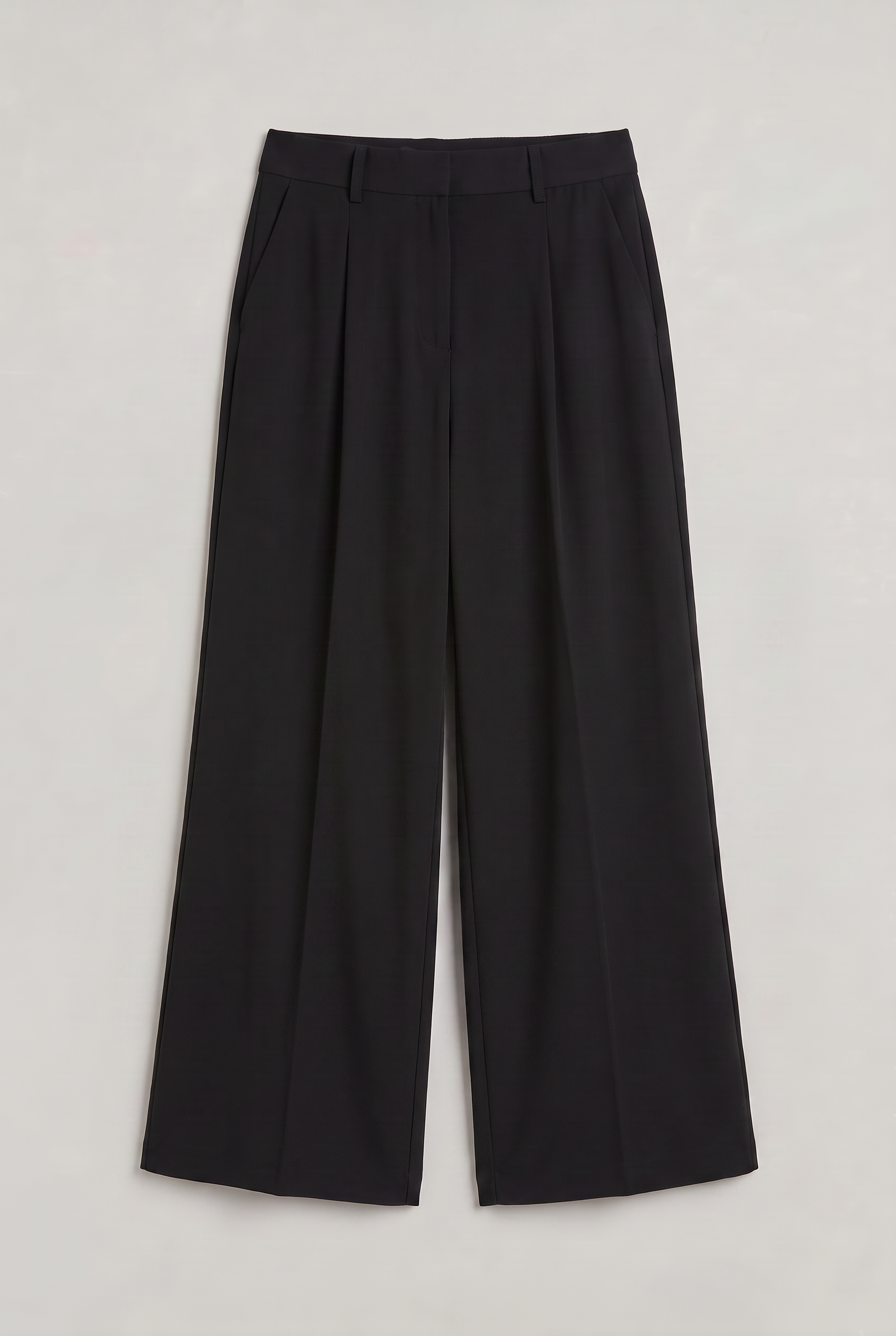 Women’s High Waisted Tailored Trousers Straight Wide Leg