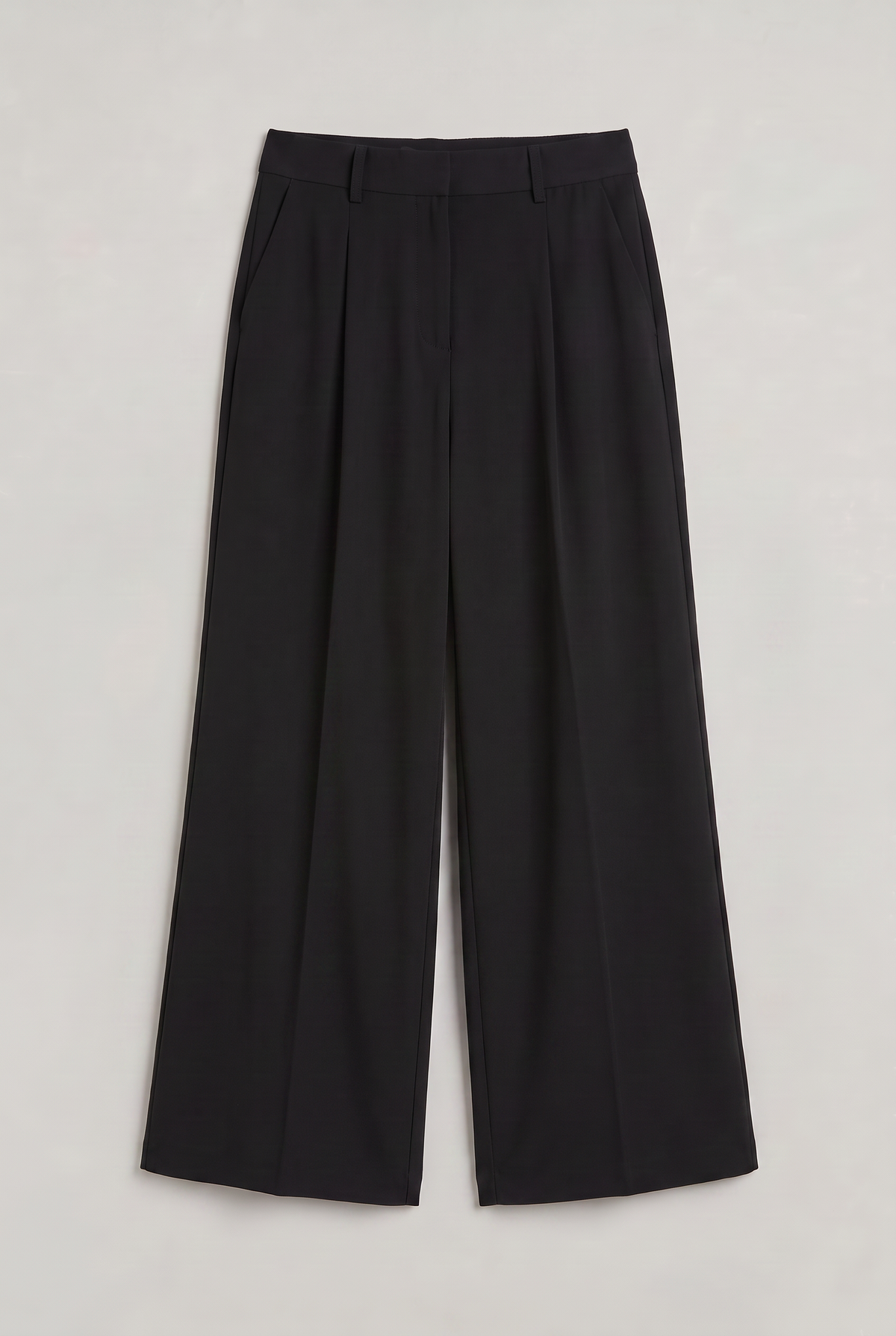 Women’s High Waisted Tailored Trousers Straight Wide Leg