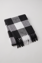 Men’s Checked Scarf Tassel Detail