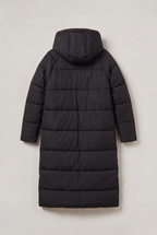 Women’s Fleece Lined Longline Quilted Puffer Coat