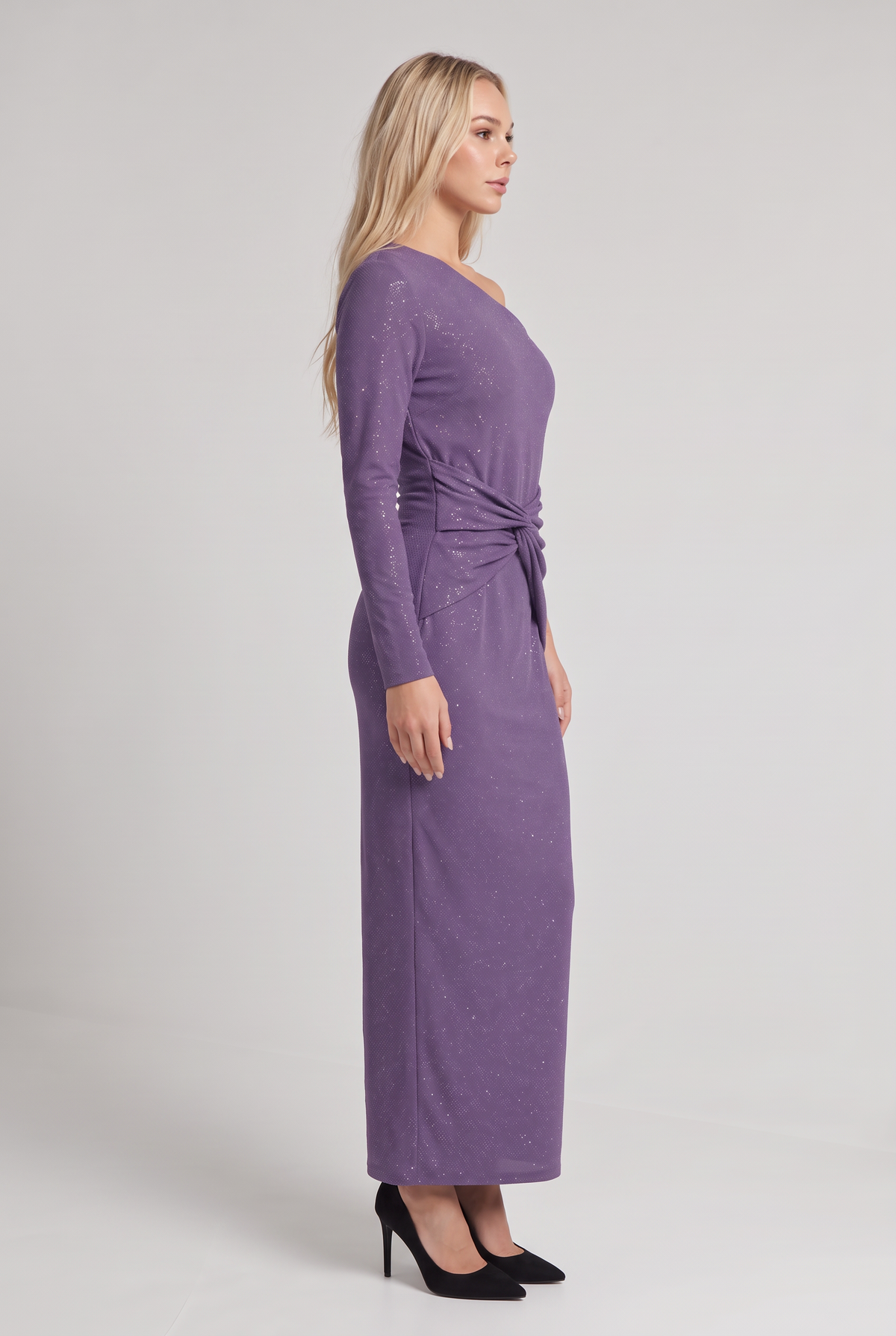 Women’s Black Off Shoulder Maxi Dress