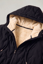 Men’s Fleece-Lined Hooded Winter Jacket