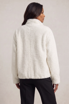 Women's Teddy Fleece Jacket – Zip-Up Borg Coat