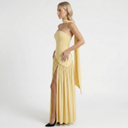 Women's Elegant Strapless Maxi Dress