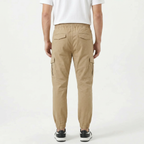 Men's Slim Fit Cotton Cargo Trousers