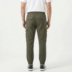 Men's Slim Fit Cotton Cargo Trousers