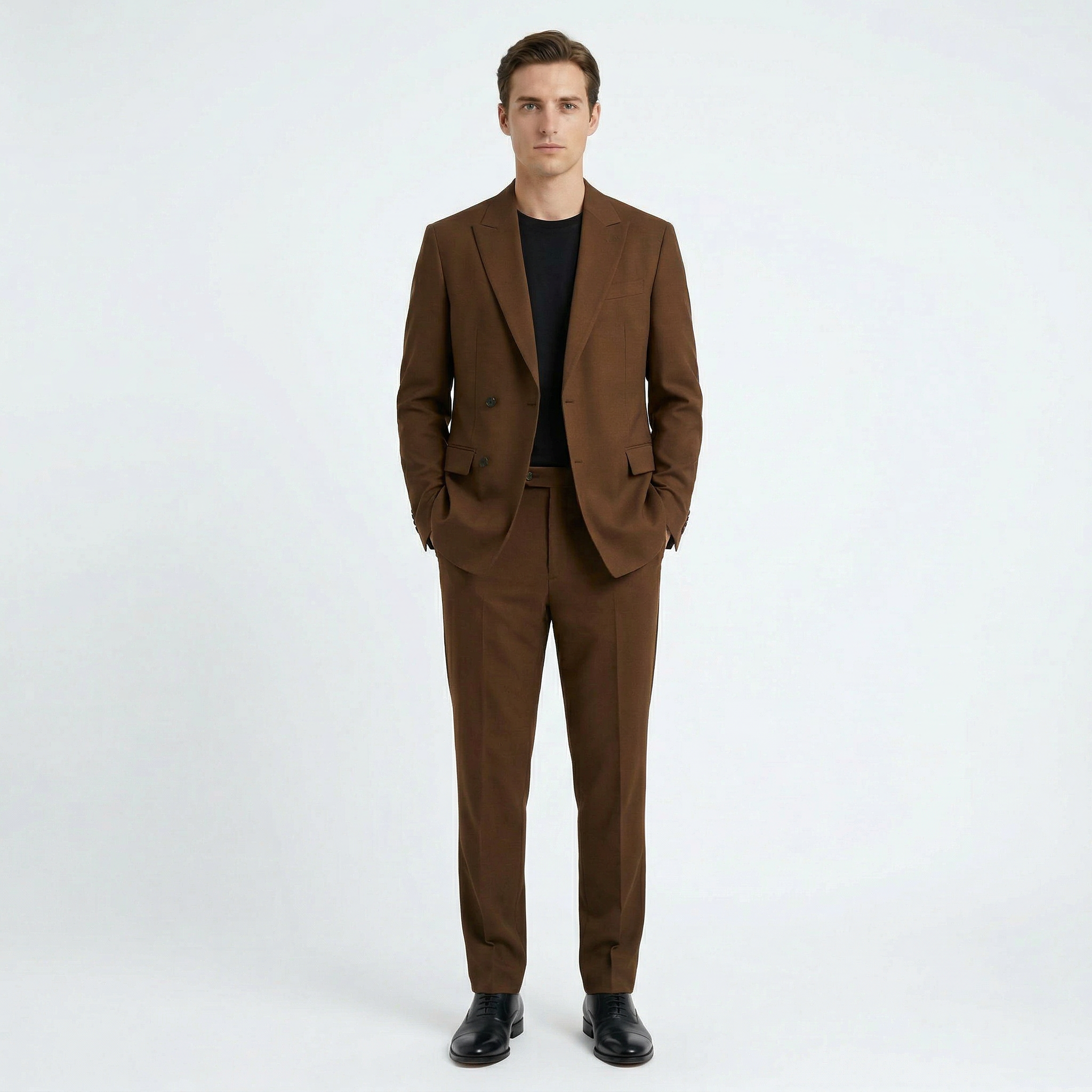 Men's Two Piece Relaxed Fit Suit Set
