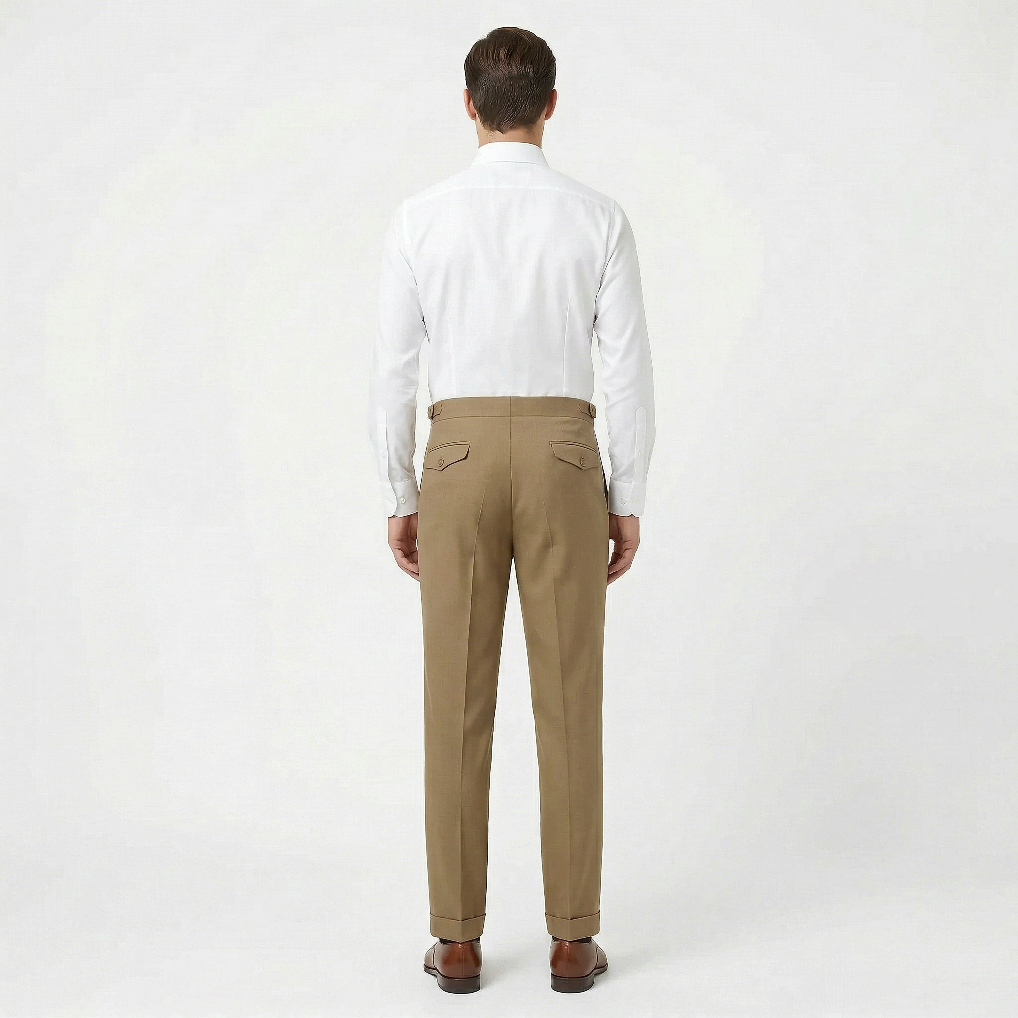 Birchbourne - Men’s Pleated Straight Leg Trousers