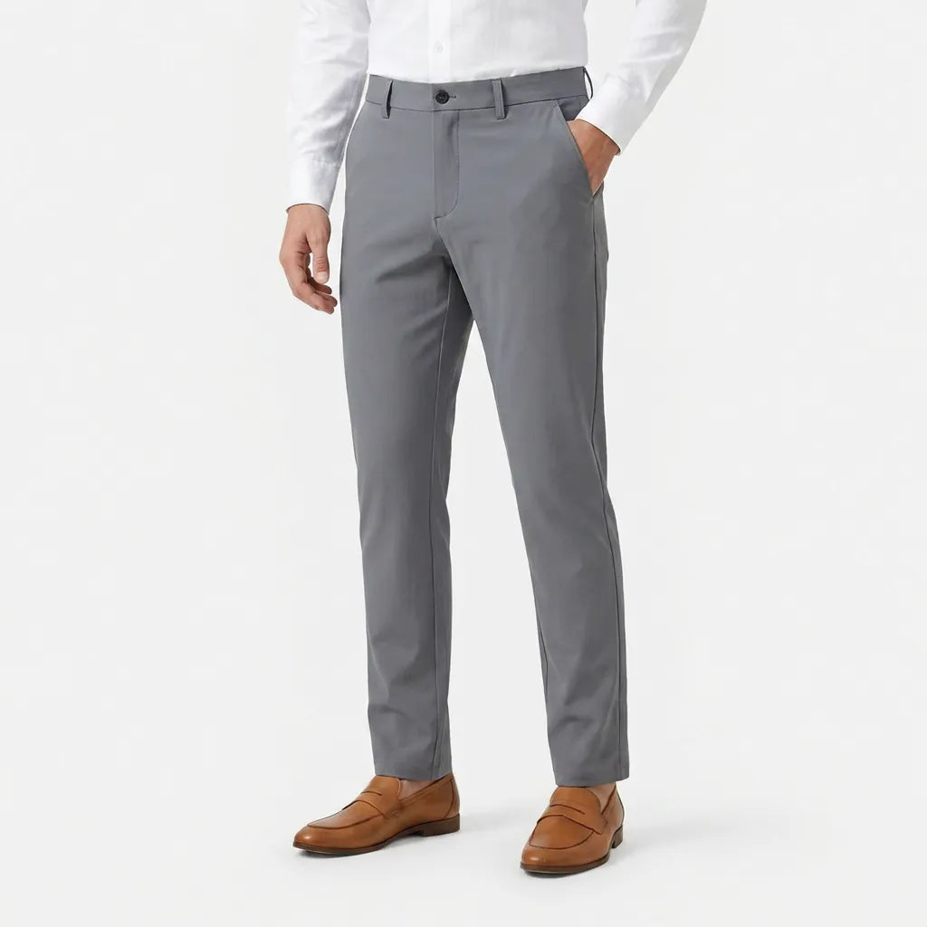 Men's Slim Fit Stretch Chino Trousers