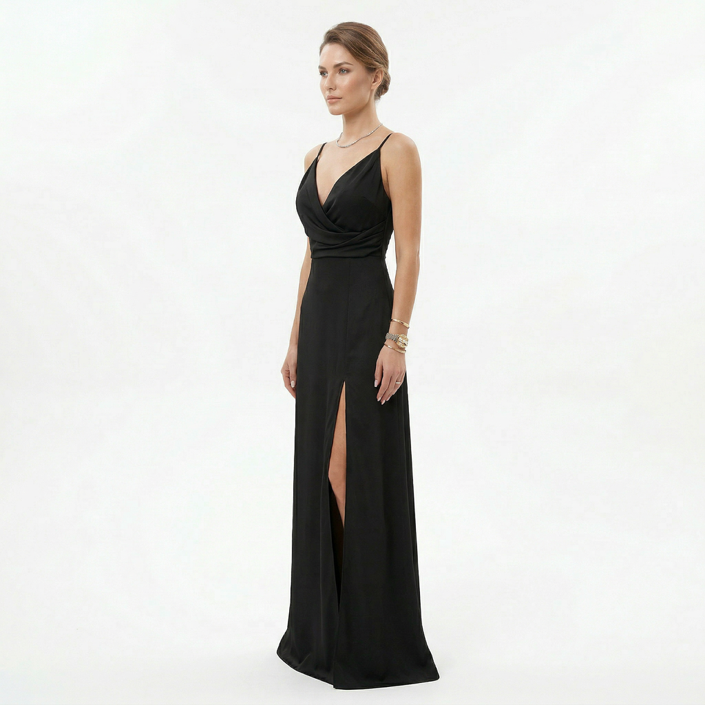 Women's Elegant Silhouette Maxi Dress