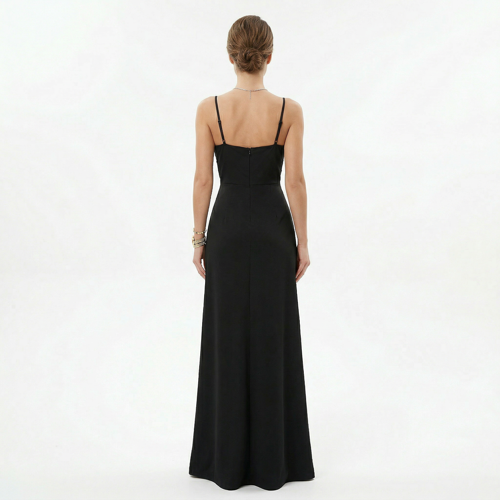 Women's Elegant Silhouette Maxi Dress