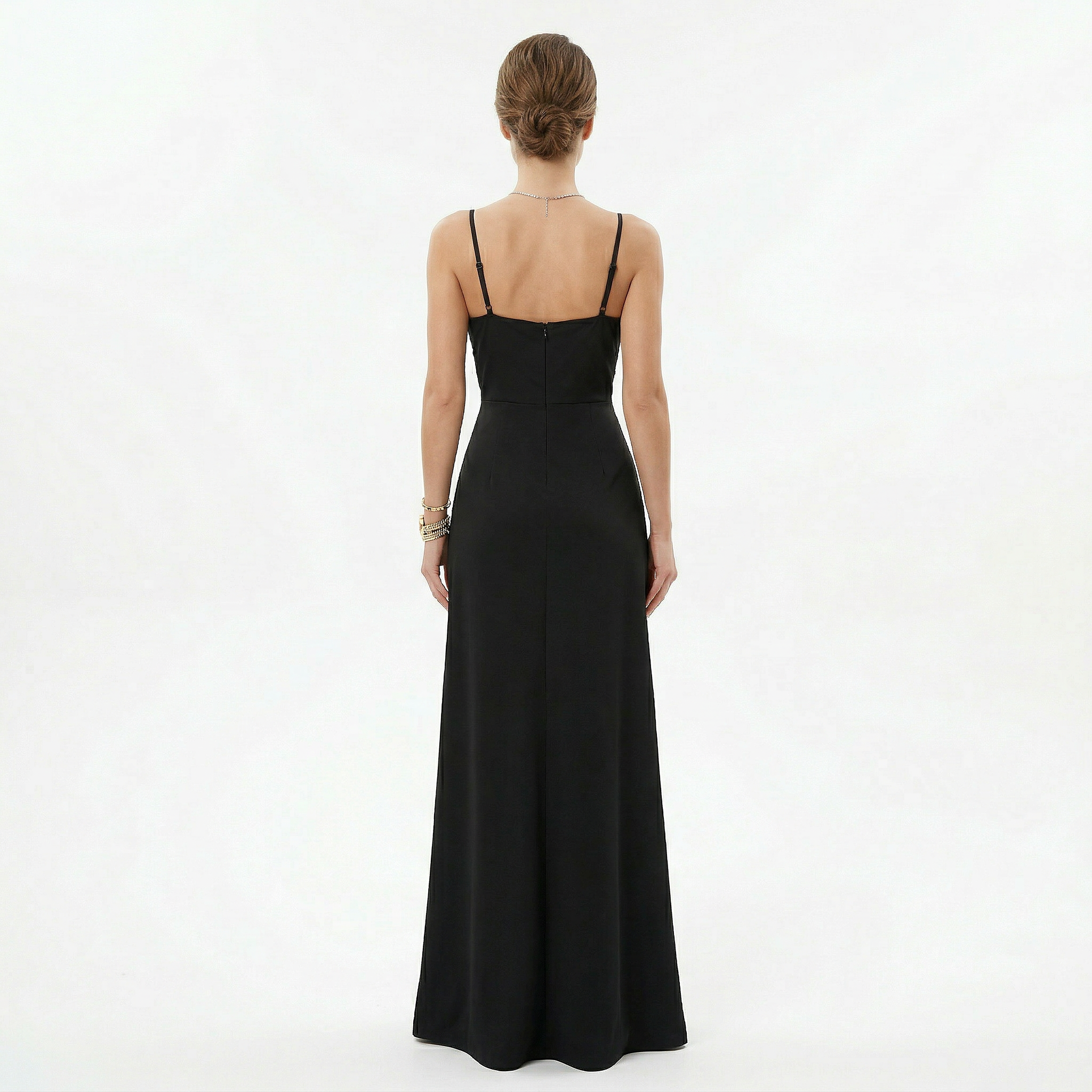 Women's Elegant Silhouette Maxi Dress