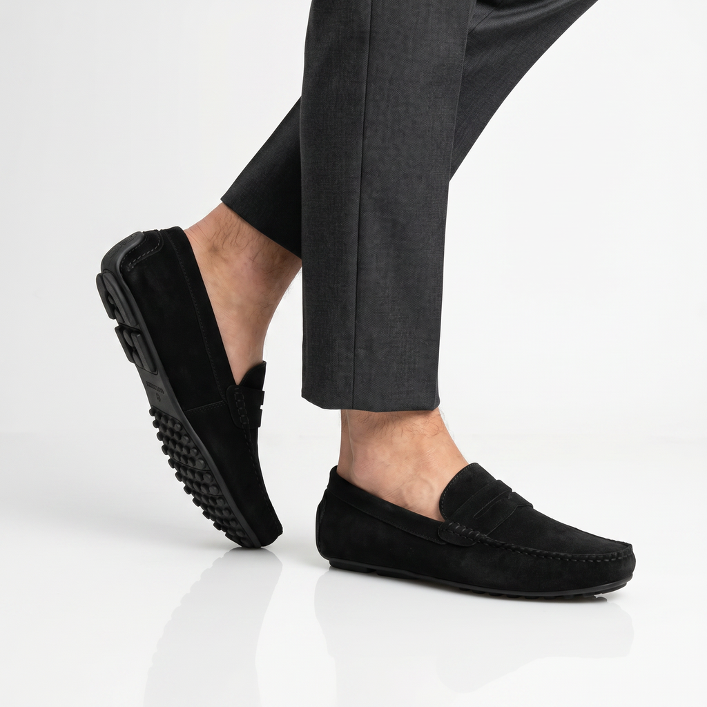 Birchbourne - Men’s Slip On Moc Toe Loafers