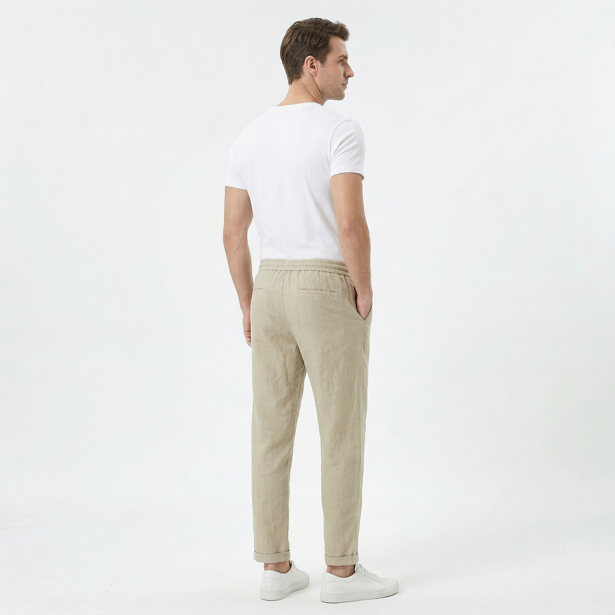 Men's Casual Summer Linen Trousers