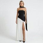 Women's Elegant Strapless Maxi Dress