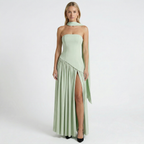 Women's Elegant Strapless Maxi Dress