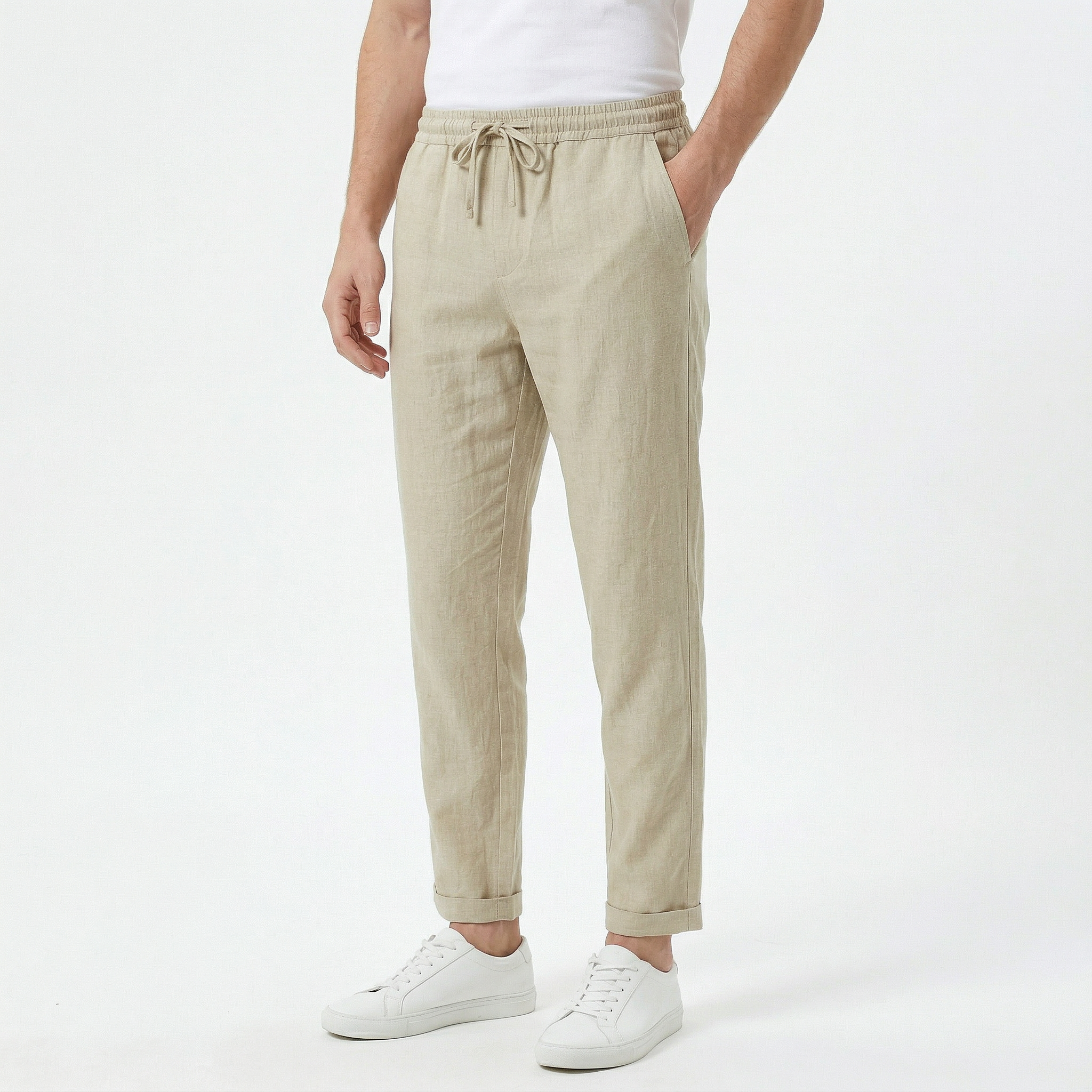Men's Casual Summer Linen Trousers