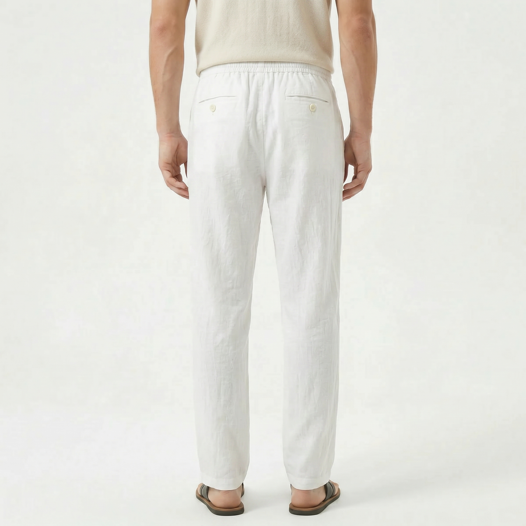 Men's Linen Drawstring Pantalon