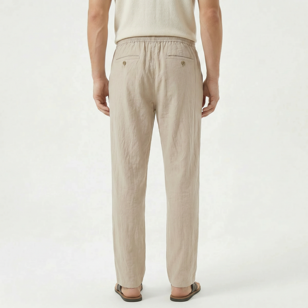 Men's Linen Drawstring Pantalon