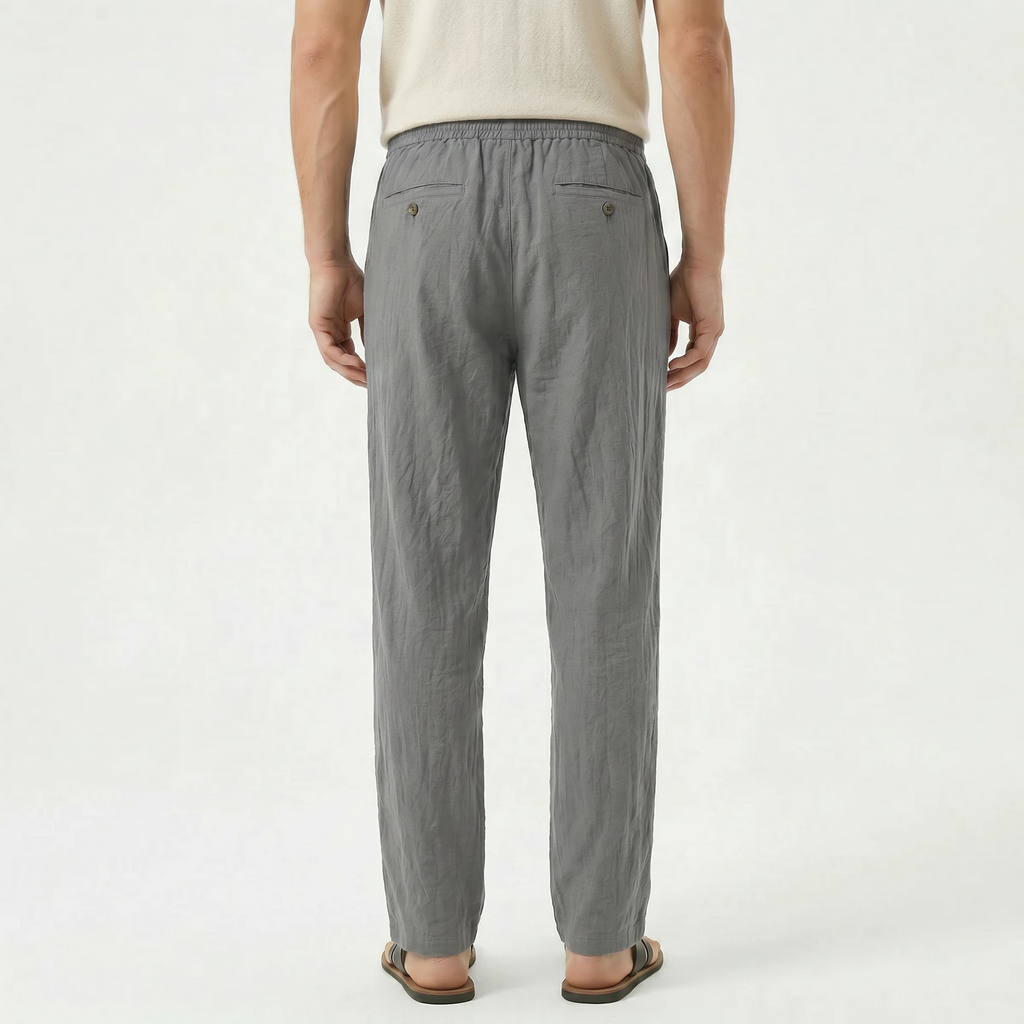Men's Linen Drawstring Pantalon