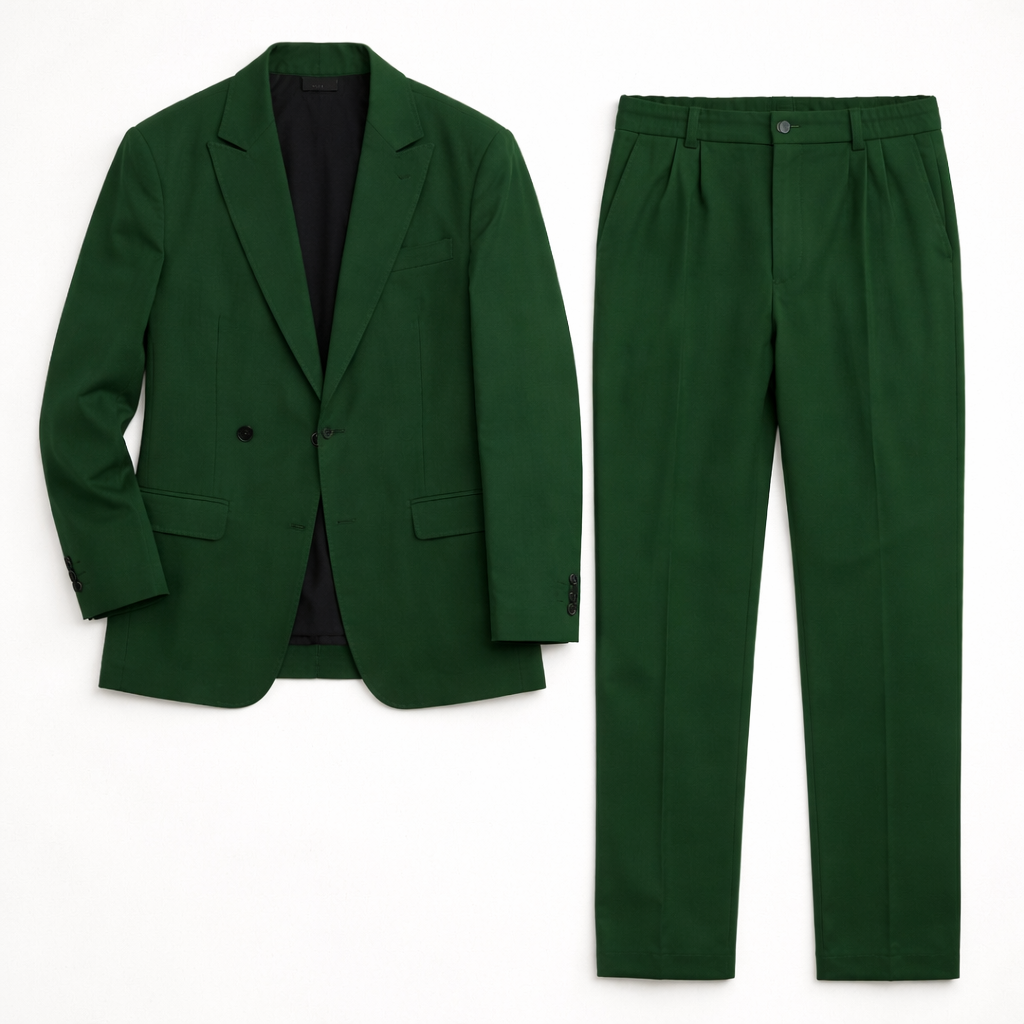 Men's Two Piece Relaxed Fit Suit Set