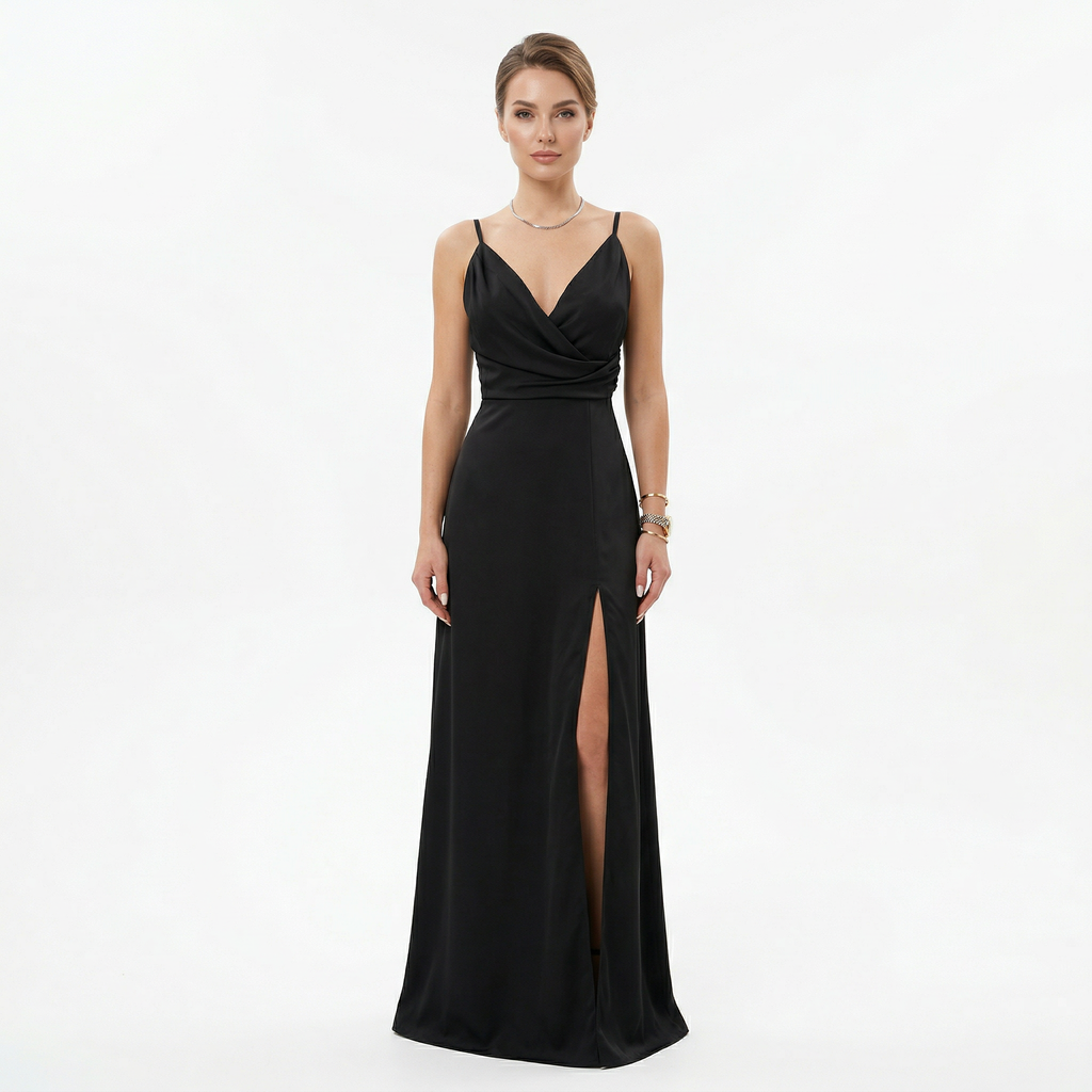 Women's Elegant Silhouette Maxi Dress