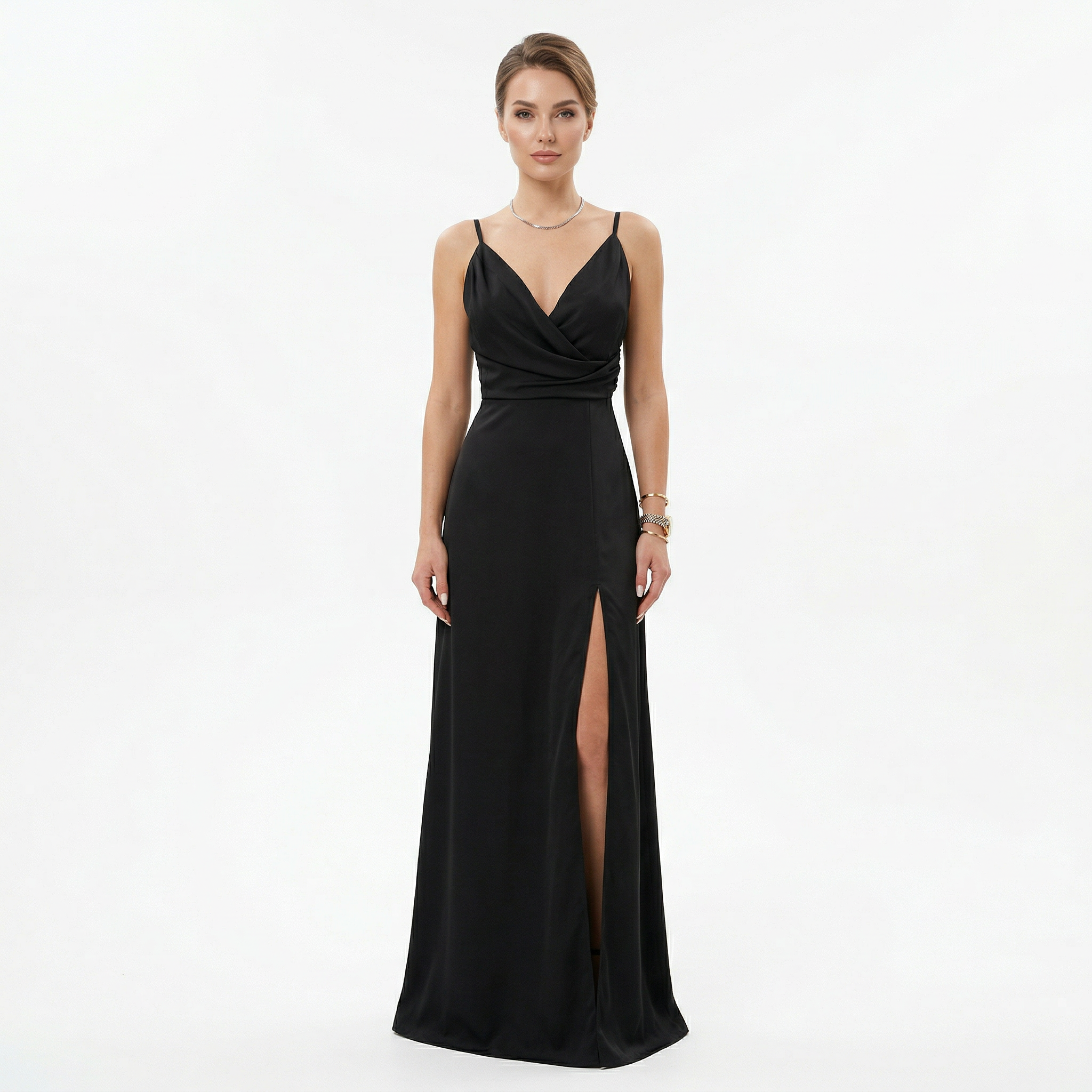 Women's Elegant Silhouette Maxi Dress