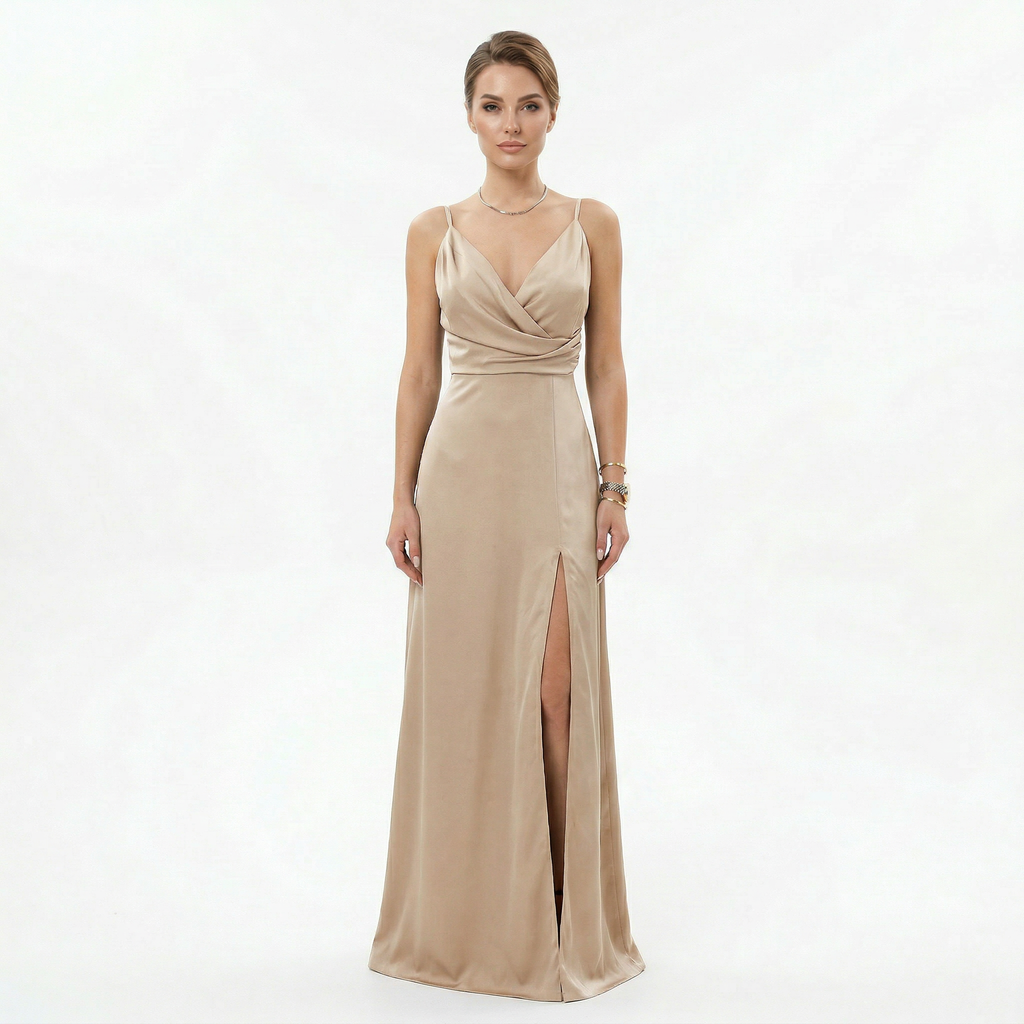 Women's Elegant Silhouette Maxi Dress