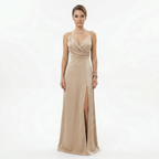 Women's Elegant Silhouette Maxi Dress