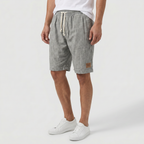 Men's Linen Shorts - Elasticated Waist Drawstring Summer Beach Shorts